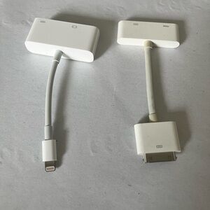 Two Apple used Connectors